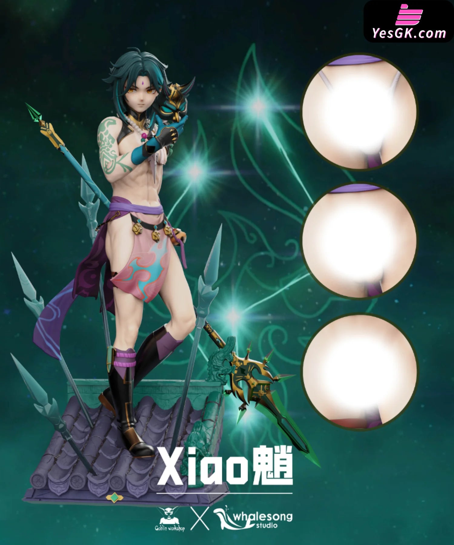 Genshin Impact Xiao Statue - Goblin Workshop Studio & Whale Song [Pre-Order]