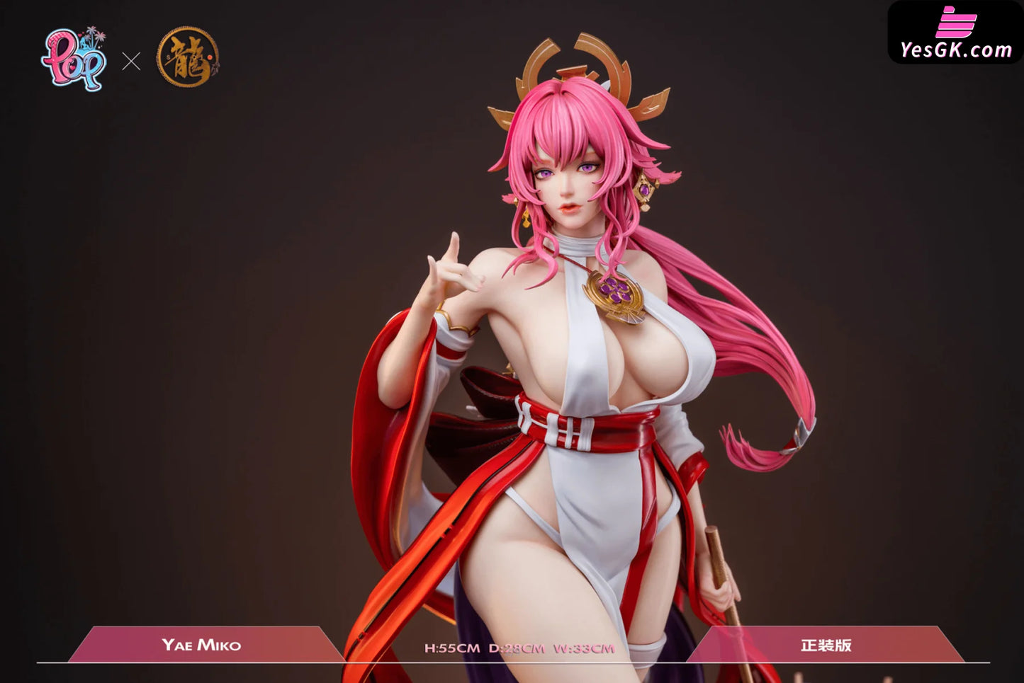 Genshin Impact Yae Miko Resin Statue - Dragon Studio & Pop [Pre-Order]