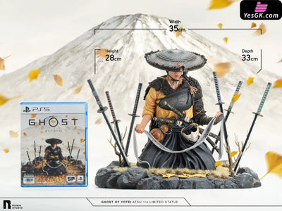 Ghost of Yotei Atsu Ghost 1/4 Statue - Ronin Studio [In-Stock] - Full Payment - Others