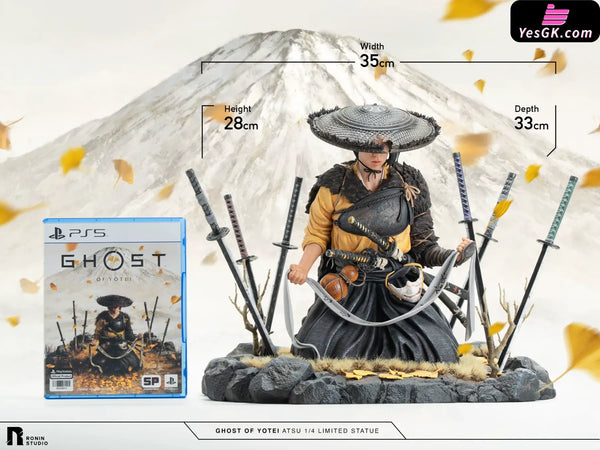 Ghost of Yotei Atsu Ghost 1/4 Statue - Ronin Studio [In-Stock] - Full Payment - Others