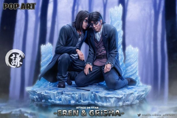 Attack on Titan Character Arc 002 Father is kind and son is filial Eren & Grisha GK Statue - POP.ART Studio [In-Stock]