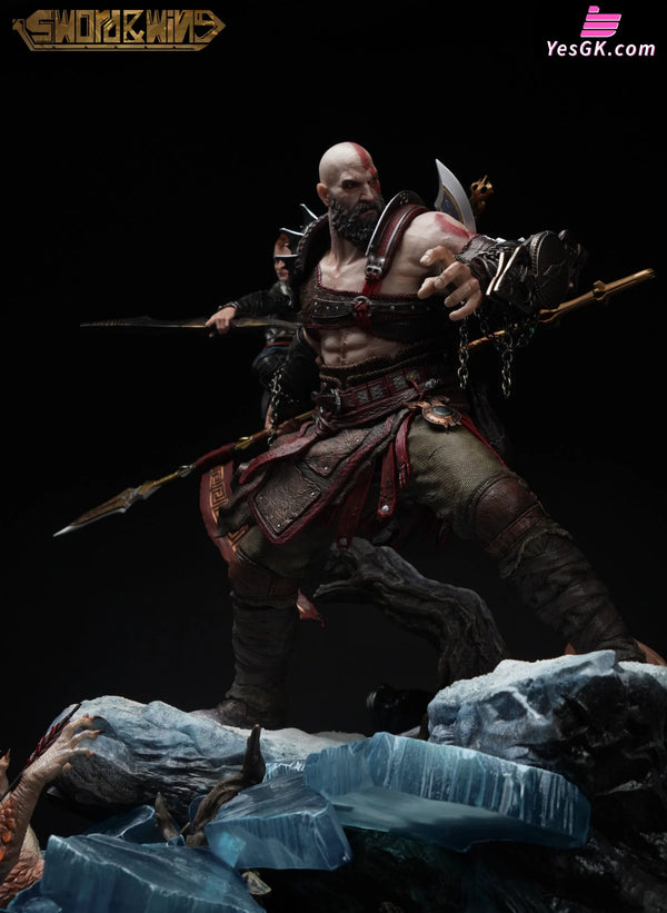 God Of War Kratos Atreus Resin Statue - Sword Wing Studio [Pre - Order] Others