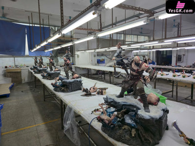 God of War Kratos Atreus Resin Statue Sword Wing Studio [In Stock] Others