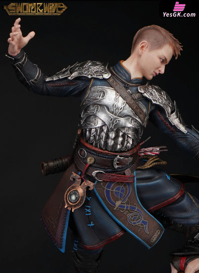 God Of War Kratos Atreus Resin Statue - Sword Wing Studio [Pre - Order] Others