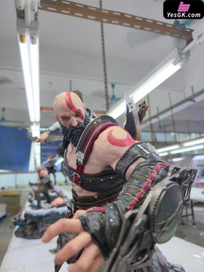 God of War Kratos Atreus Resin Statue Sword Wing Studio [In Stock] Others