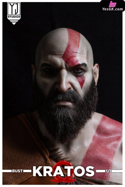 God Of War4 Kratos 11 Bust Resin Statue - Yj Studio [Pre-Order] Deposit / 1/1 Scale Others