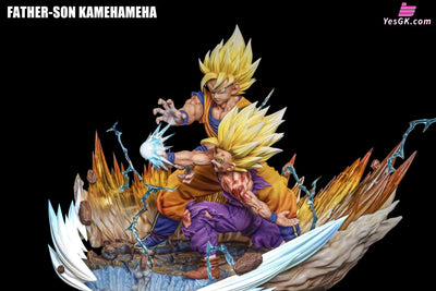 Goku & Gohan Kamehameha GK Statue - FIGURE CLASS Studio [Pre-Order] Dragon Ball