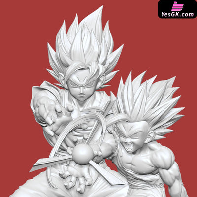 Goku & Gohan Kamehameha GK Statue - FIGURE CLASS Studio [Pre-Order] Dragon Ball