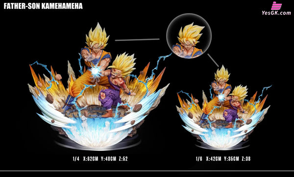Goku & Gohan Kamehameha GK Statue - FIGURE CLASS Studio [Pre-Order] Dragon Ball