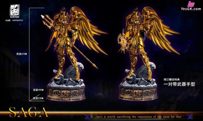 Gold Saint Series Gemini Saga Resin Statue - Ice Ape Studio [In-Stock] Seiya