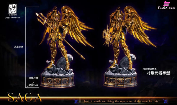 Gold Saint Series Gemini Saga Resin Statue - Ice Ape Studio [In-Stock] Seiya