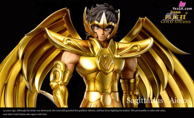 Gold Saint Series Sagittarius Aiolos Resin Statue - Studio [In-Stock] Seiya