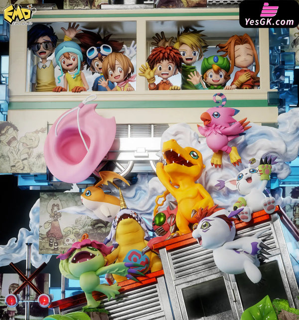 Graduation Series #7 Digimon Adventure Statue - EMO Studio - Digimon