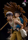 Grave of the Fireflies Silhouette Moments Series Glimmer Under a Broken Umbrella GK Statue - Shen Yin Studio [In-Stock]