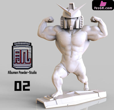 Gundam Muscle Zaku Resin Statue - Albumen Powder Studio [Pre-Order Closed]