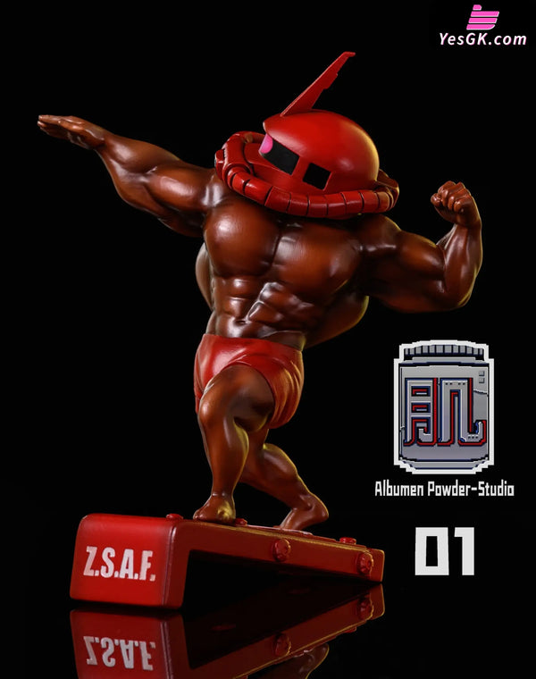 Gundam Muscle Zaku Resin Statue - Albumen Powder Studio [Pre-Order Closed]