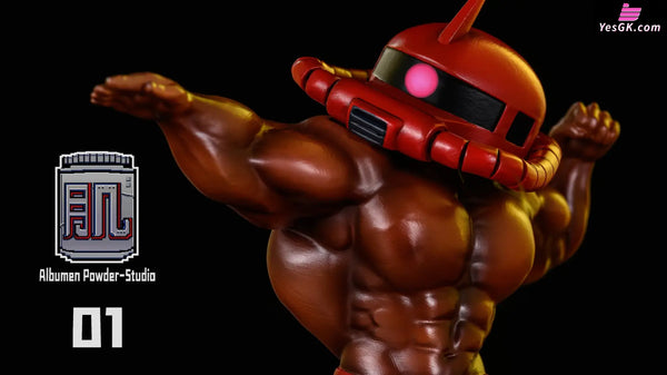 Gundam Muscle Zaku Resin Statue - Albumen Powder Studio [Pre-Order Closed]