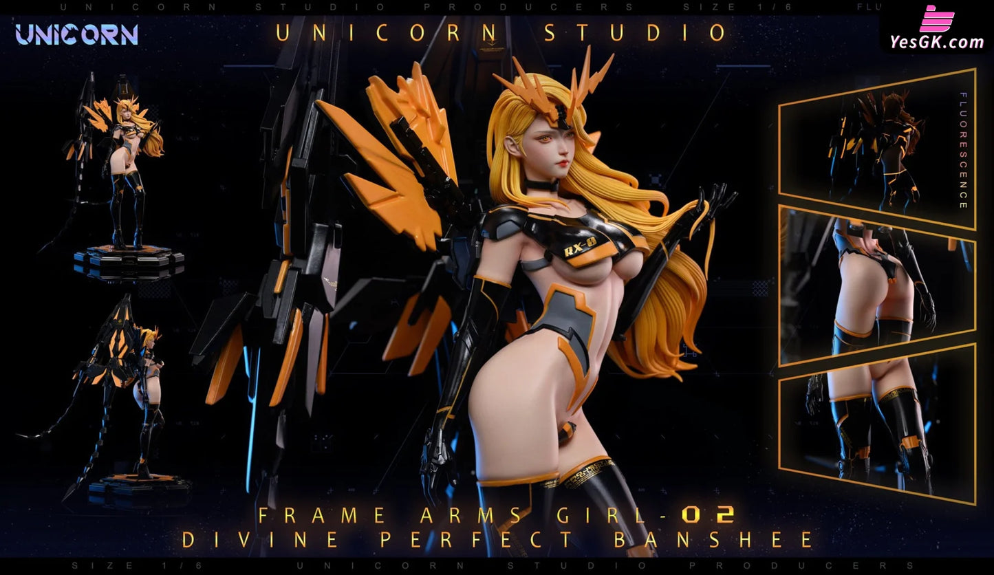 Gundam Series Mecha Girl 1St Edition Rx-0 Statue - Unicorn Studio [Pre-Order]