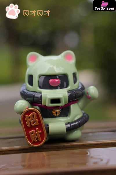 Gundam Series Zaku Cat GK Statue - Bei Cai Bei Cai Studio [Pre-Order] Full Payment / Green Gundam