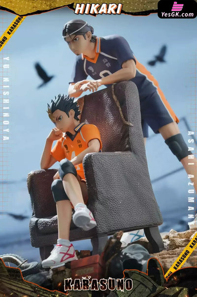 Haikyu!! landfill Series #3 Yu Nishinoya & Asahi Azumane GK Statue - HIKARI Studio [Pre-Order] Haikyu!!
