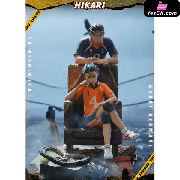 Haikyu!! landfill Series #3 Yu Nishinoya & Asahi Azumane GK Statue - HIKARI Studio [Pre-Order] Haikyu!!
