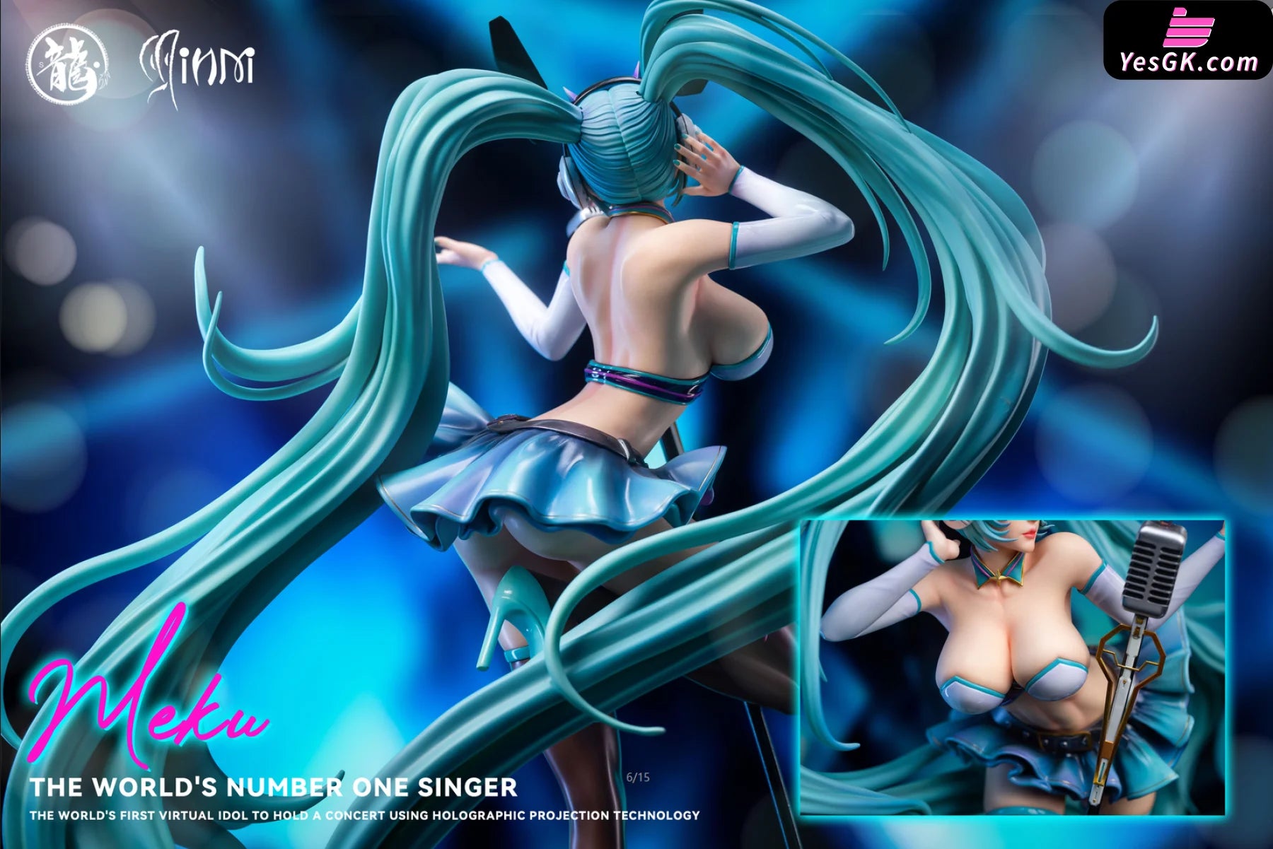 Hatsune Miku The Worlds Number One Singer Resin Statue - Dragon Studio & Mihai [Pre-Order] Other