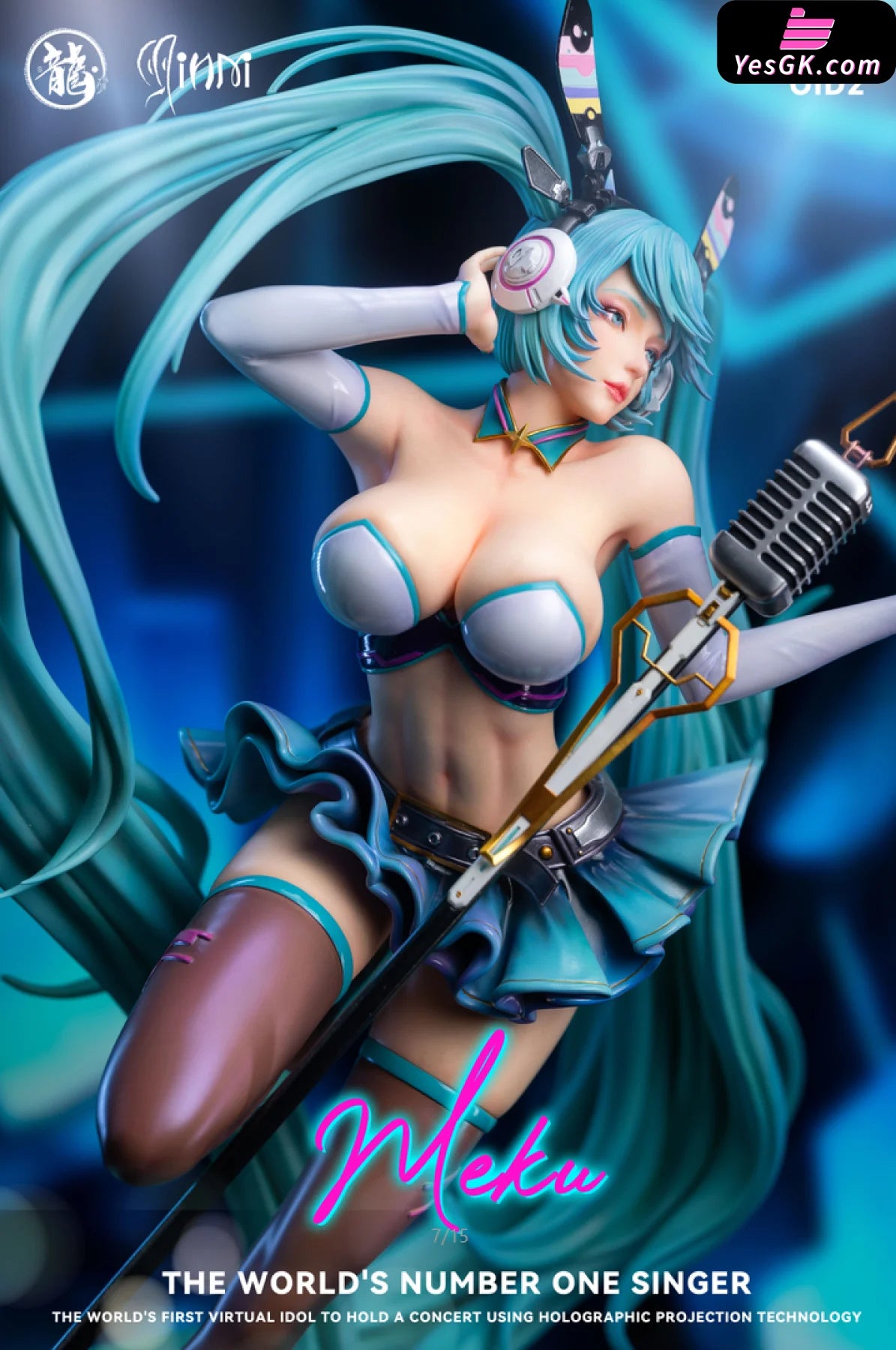 Hatsune Miku The Worlds Number One Singer Resin Statue - Dragon Studio & Mihai [Pre-Order] Other