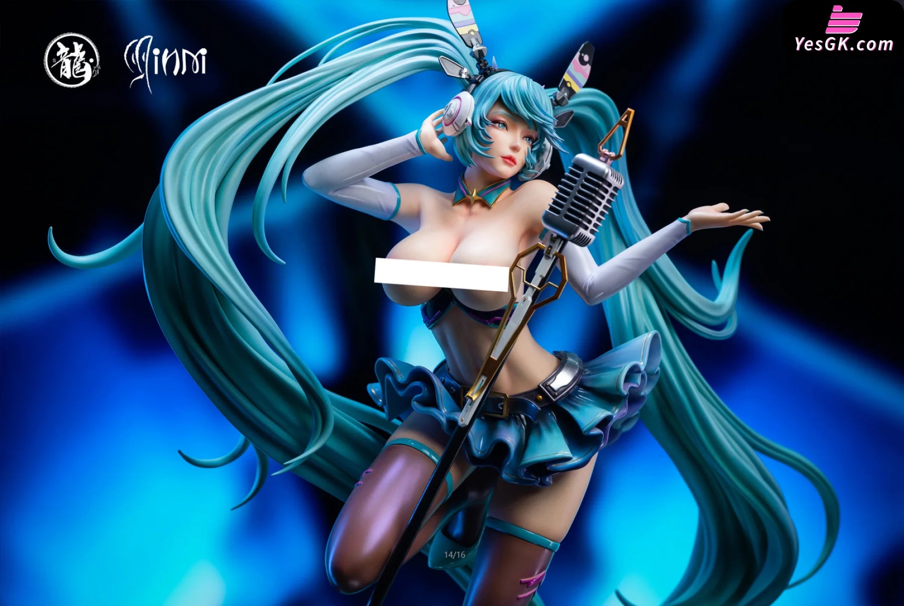 Hatsune Miku The Worlds Number One Singer Resin Statue - Dragon Studio & Mihai [Pre-Order] Other