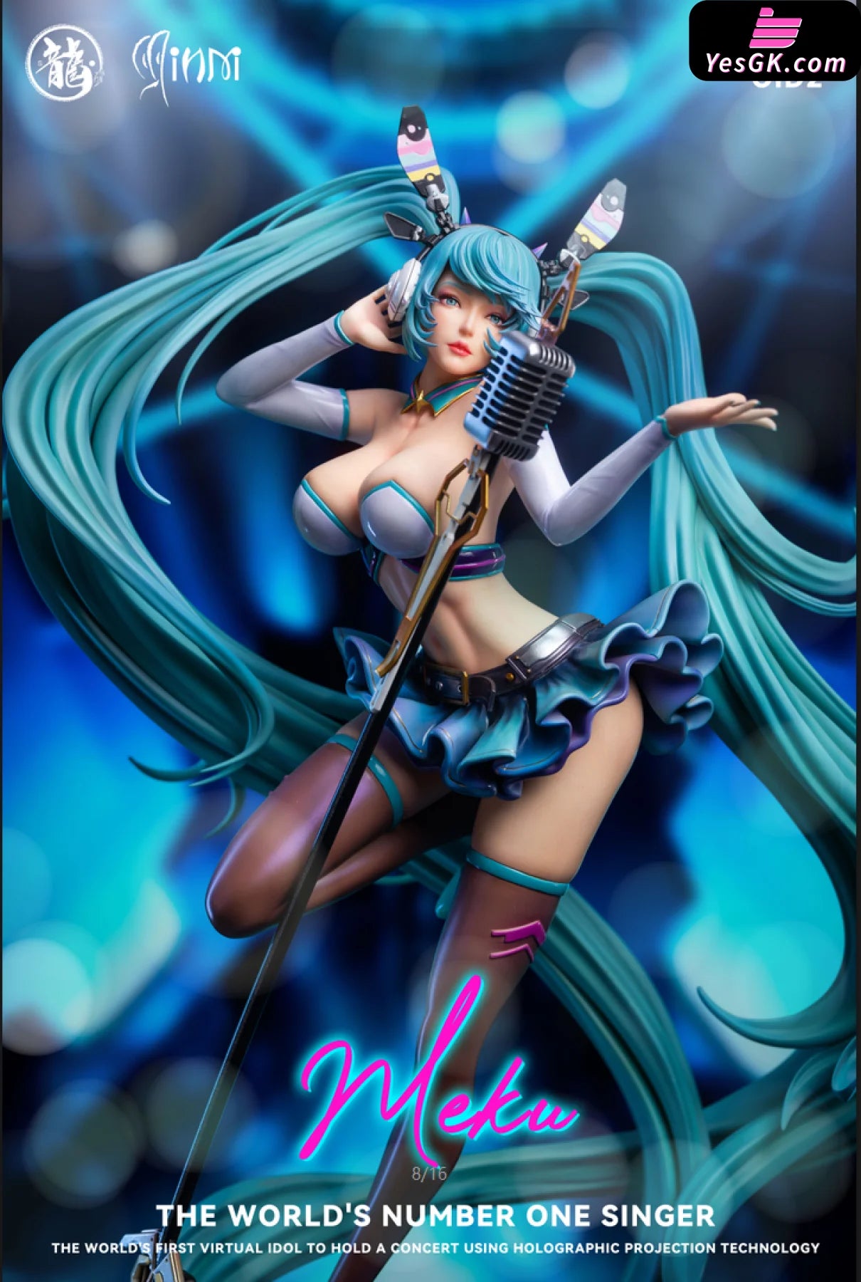 Hatsune Miku The Worlds Number One Singer Resin Statue - Dragon Studio & Mihai [Pre-Order] Other