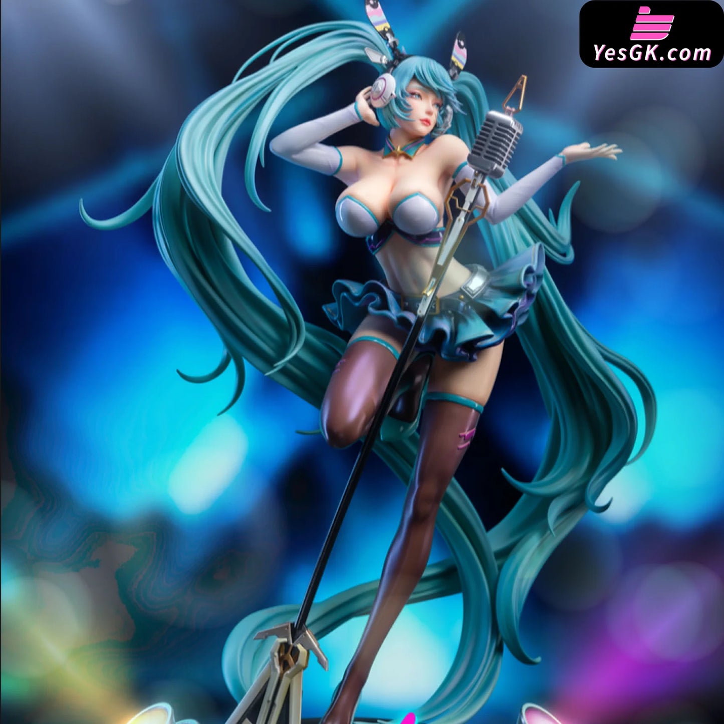 Hatsune Miku The Worlds Number One Singer Resin Statue - Dragon Studio & Mihai [Pre-Order] Other