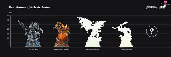 Hearthstone Blizzard Entertainment Ragnaros The Firelord110 Collection Of Statues (Licensed) - Hex