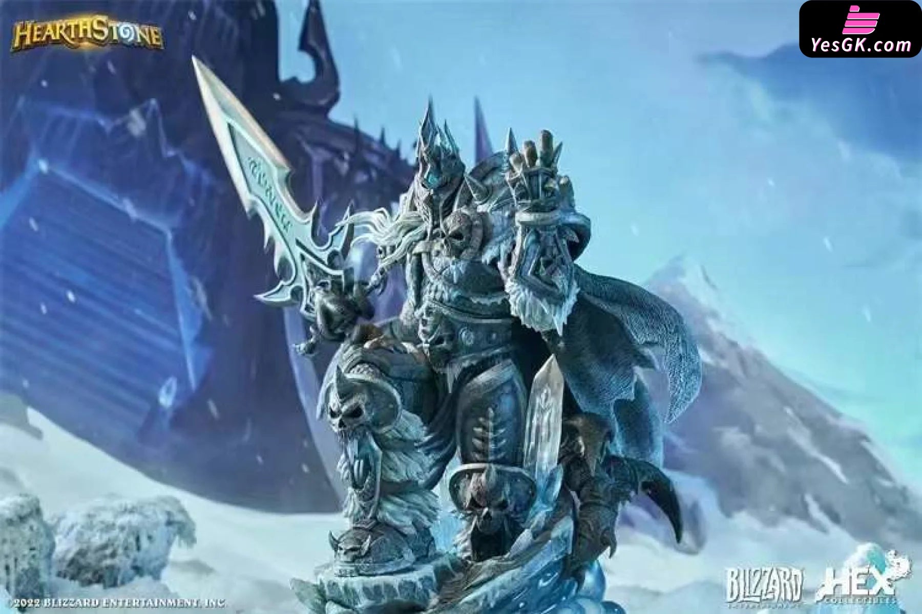 Hearthstone Genuine Authorized Lich King Resin Statue - Hex Collectibles Studio [Pre-Order]
