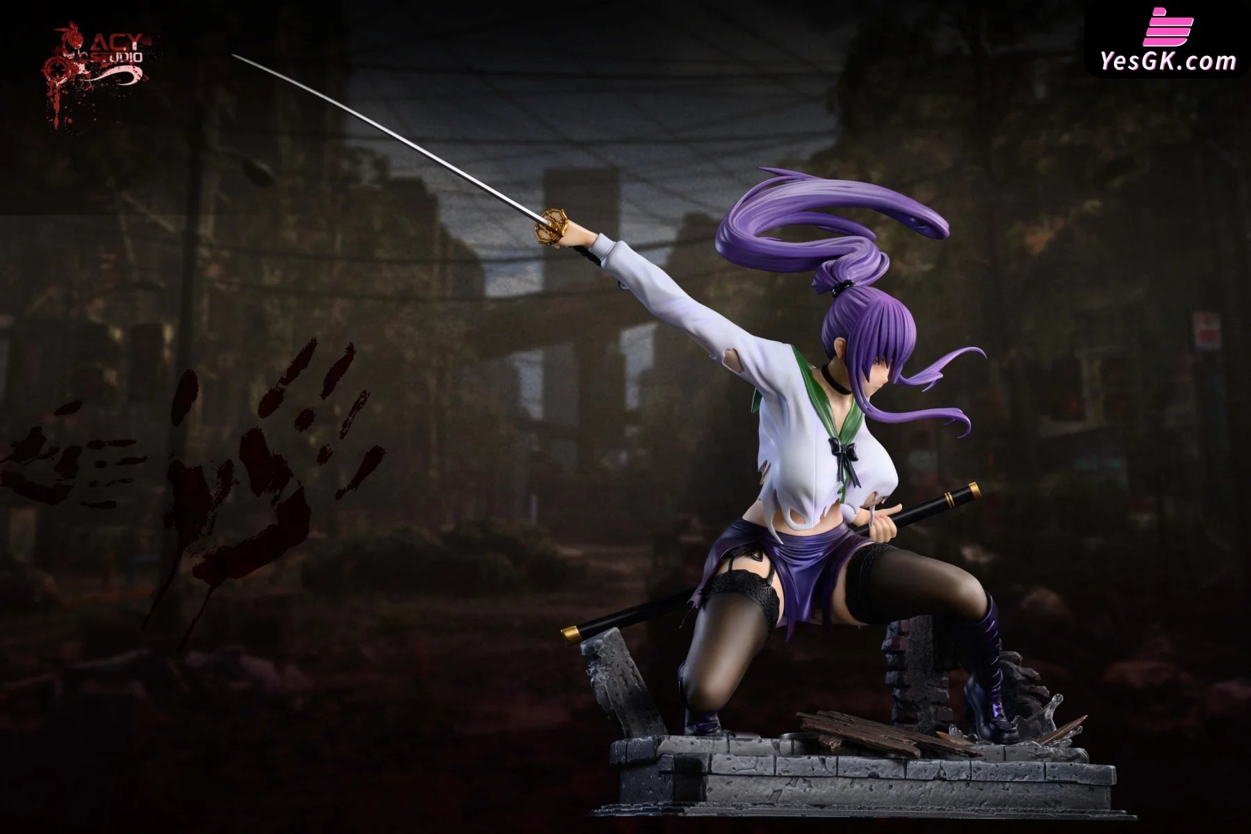 Highschool Of The Dead Busujima Saeko Resin Statue - Acy Studio [Pre-Order] Others