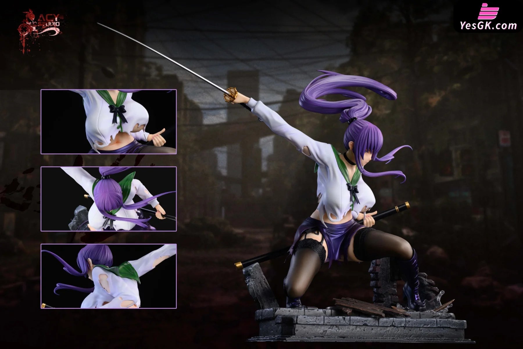 Highschool Of The Dead Busujima Saeko Resin Statue - Acy Studio [Pre-Order] Others