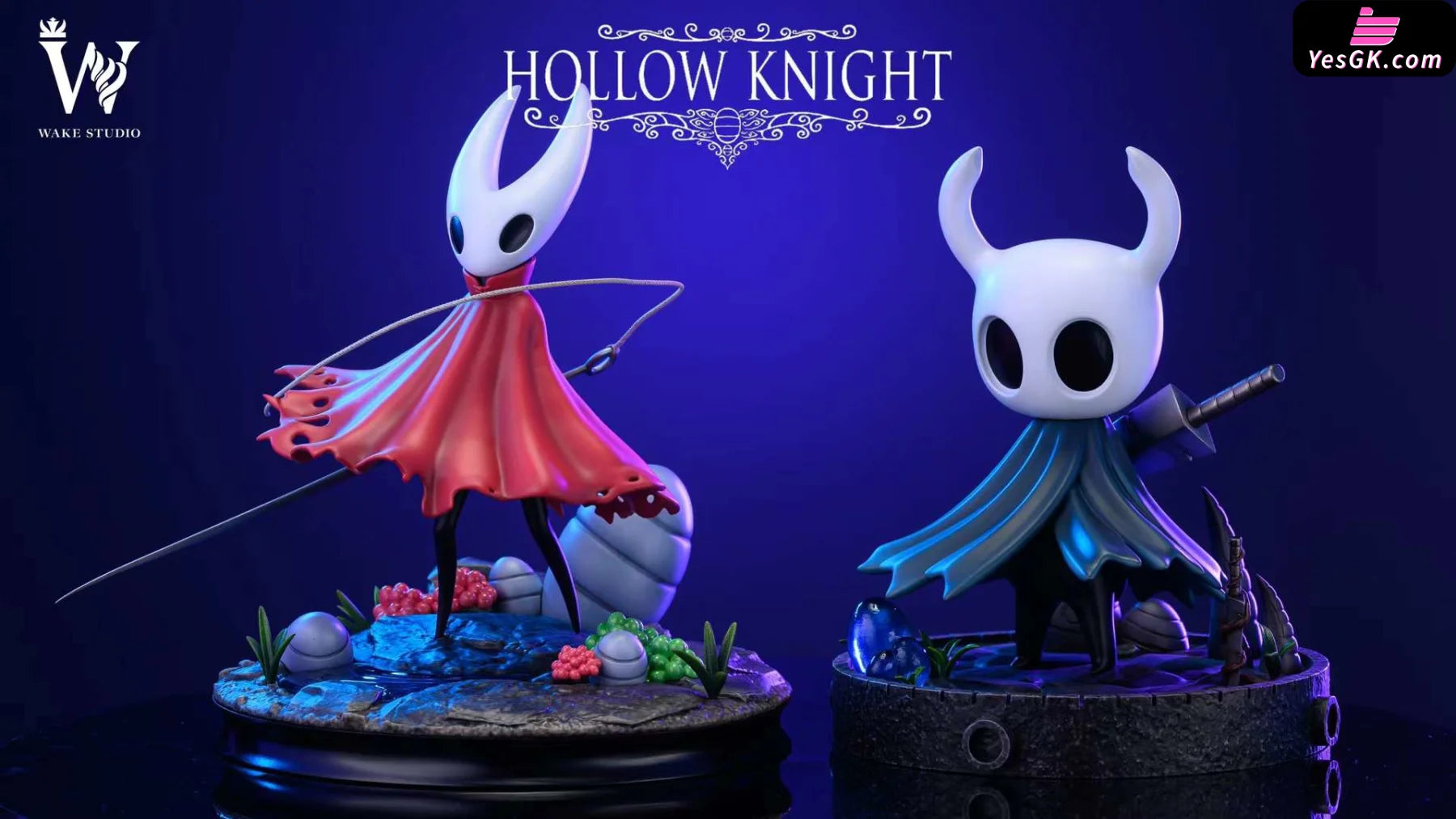 Hollow Knight Protagonist & Hornet Statue - Wake Studio [Pre-Order]