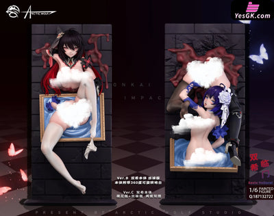 Honkai Impact Black And White Seele Vollerei Coming Gk Statue - Arctic Wolf Studio [Pre-Order]