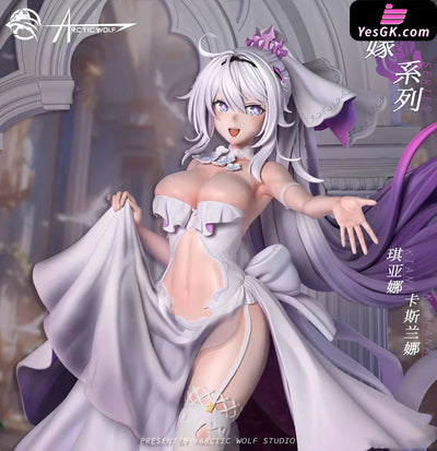 Honkai Impact Kiana Kaslana Wedding Dress GK Statue - Arctic wolf Studio [In-Stock] Genshin Impact