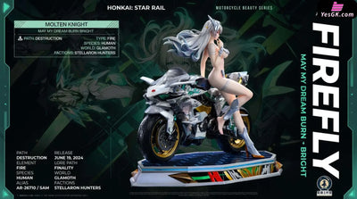 Honkai: Star Rail Motorcycle Beauty Firefly Statue - Star Origin Studio