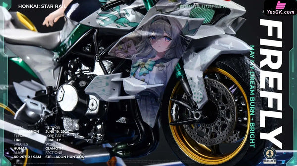 Honkai: Star Rail Motorcycle Beauty Firefly Statue - Star Origin Studio