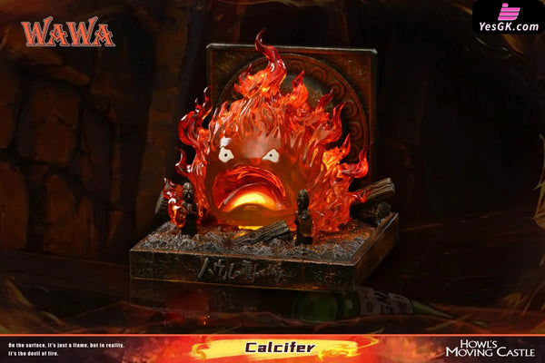 Howl’s Moving Castle Angry Calcifer GK Statue - WAWA Studio [Pre-Order] Deposit / A Version Miyazaki Anime