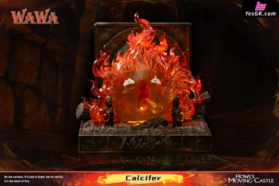 Howl’s Moving Castle Angry Calcifer GK Statue - WAWA Studio [Pre-Order] Miyazaki Anime