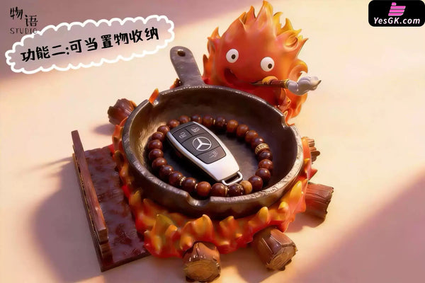 Howl’s Moving Castle Calcifer Ashtray Storage Statue - Wu Yu Studio [Pre-Order] - Miyazaki Anime