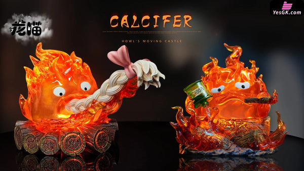 Howl’s Moving Castle Calcifer eating hair GK Statue - Long Miao Studio [Pre-Order] Miyazaki Anime