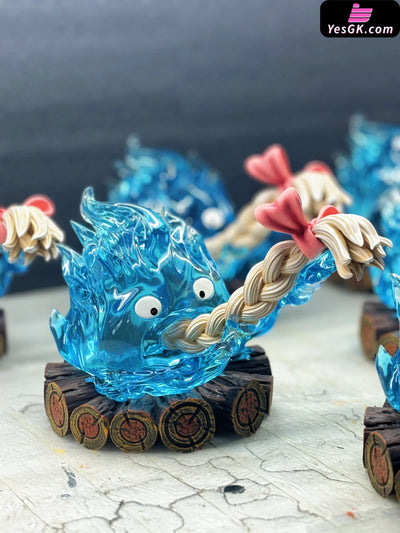 Howl’s Moving Castle Calcifer eating hair GK Statue Long Miao Studio [In Stock] Miyazaki Anime