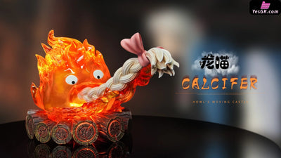 Howl’s Moving Castle Calcifer eating hair GK Statue - Long Miao Studio [Pre-Order] Miyazaki Anime