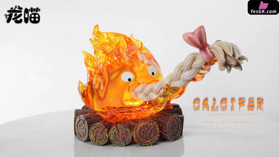 Howl’s Moving Castle Calcifer eating hair GK Statue - Long Miao Studio [Pre-Order] Deposit Miyazaki Anime