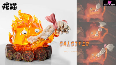 Howl’s Moving Castle Calcifer eating hair GK Statue - Long Miao Studio [Pre-Order] Miyazaki Anime