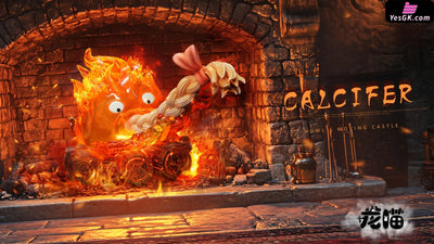 Howl’s Moving Castle Calcifer eating hair GK Statue - Long Miao Studio [Pre-Order] Miyazaki Anime