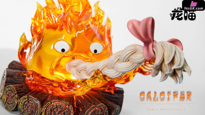 Howl’s Moving Castle Calcifer eating hair GK Statue - Long Miao Studio [Pre-Order] Miyazaki Anime