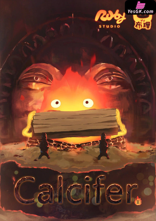 Howl’s Moving Castle Calcifer Night Light GK Statue - Ruby Studio & Buri Studio [Pre-Order] Miyazaki Anime
